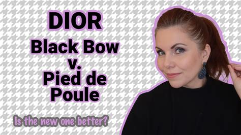 dior 96 pied de poule|DIOR Black Bow v. Pied de Poule .